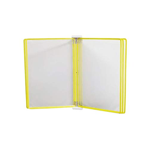 Büromappen-Katalogdisplay, Dokumentenhalter A4 mit 5 Feldern und 10 Taschen zur Anzeige 35 * 24 * 4,5 cm(L) von CHAKEUZND