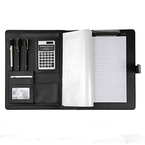 Persönlicher Terminplaner-Ordner, Dokument-Clip-Board for die Arbeit Schreiben Konferenz Ordner Legal Pad for Schule Universität Büro Klasse(12digit calculator) von CHAKEUZND
