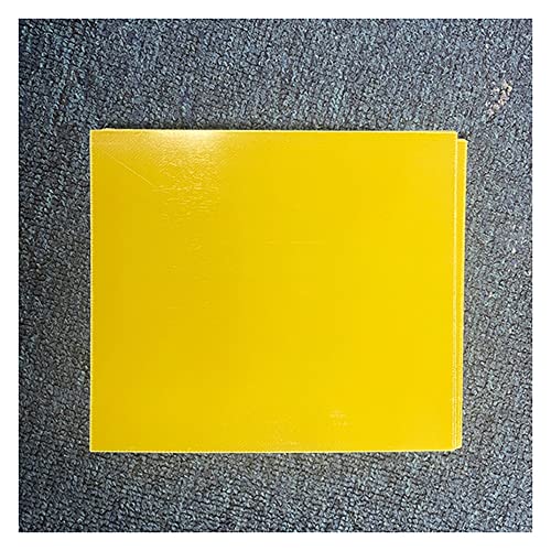 3240 Isolierplatte Aus Epoxidharz, Isolator 203 X 172 X 0,5 Mm for 3,2 V, 280 Ah, 320 Ah, 310 Ah, 90 Ah, 12,8 V, Lifepo4-Akkupack, Heimwerkergebrauch, 3240 Gelb (Color : 3PCS) von CHALKE