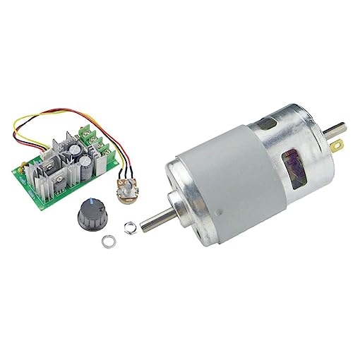 CHANCS Elektrowerkzeug 775 DC Motor Doppelwelle 12V/36V 3500RPM 9000RPM mit PWM für Mini-Tischsäge CHANCS Elektrowerkzeug 775 DC Motor Doppelwelle 12V/36V 3500RPM 9000RPM mit PWM für Mini-Tischsäge von CHANCS