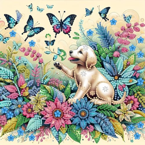 CHANGYUE 5d DIY Partial Special geformtes Bohrer Diamant Malerei Kit Hundedekor 30x30 cm CHANGYUE 5d DIY Partial Special geformtes Bohrer Diamant Malerei Kit Hundedekor 30x30 cm von CHANGYUE