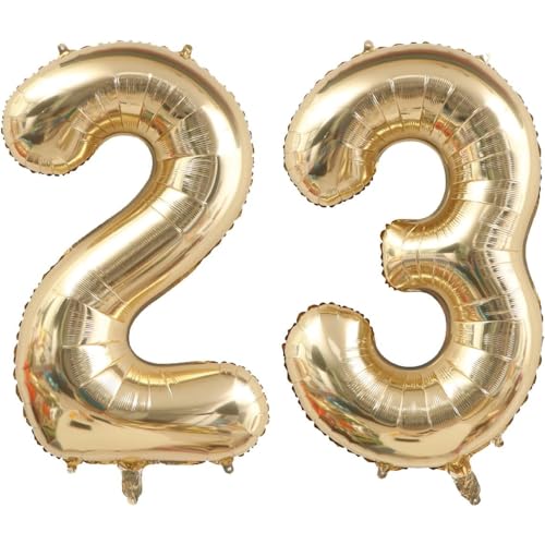 40 Zoll Gold Luftballon Zahlen 23 Champagner Gold Ballon 23. Geburtstag Deko Hell gold Folienballon Zahl 23 Riesenzahl Ballon 23 Party Hochzeit Kindergeburtstag Geburtstag Nummer 23 40 Zoll Gold Luftballon Zahlen 23 Champagner Gold Ballon 23. Geburtstag Deko Hell gold Folienballon Zahl 23 Riesenzahl Ballon 23 Party Hochzeit Kindergeburtstag Geburtstag Nummer 23 von CHANGZHONG