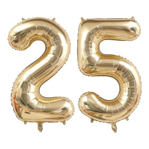 40 Zoll Gold Luftballon Zahlen 25 Champagner Gold Ballon 25. Geburtstag Deko Hell Gold Folienballon Zahl 25 Riesenzahl Ballon 25 Party Hochzeit Kindergeburtstag Geburtstag Nummer 25 40 Zoll Gold Luftballon Zahlen 25 Champagner Gold Ballon 25. Geburtstag Deko Hell Gold Folienballon Zahl 25 Riesenzahl Ballon 25 Party Hochzeit Kindergeburtstag Geburtstag Nummer 25 von CHANGZHONG