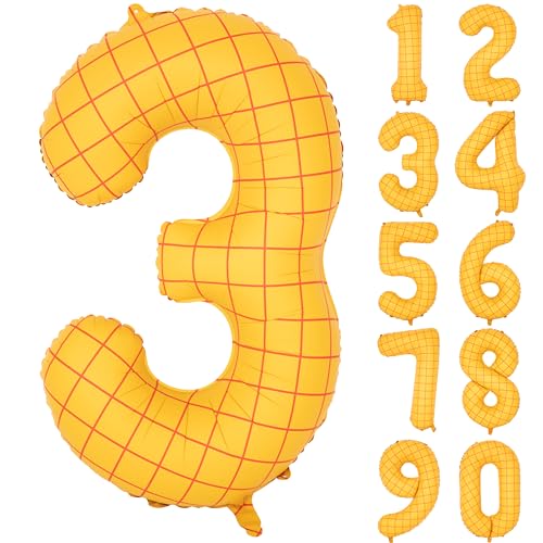 40 Zoll Matte Gelb Nummer Ballons Streifen Gelbe Luftballons Helium Folie Mylar Ballon Geburtstag Party Bankett Dekoration Zahl 3 40 Zoll Matte Gelb Nummer Ballons Streifen Gelbe Luftballons Helium Folie Mylar Ballon Geburtstag Party Bankett Dekoration Zahl 3 von CHANGZHONG