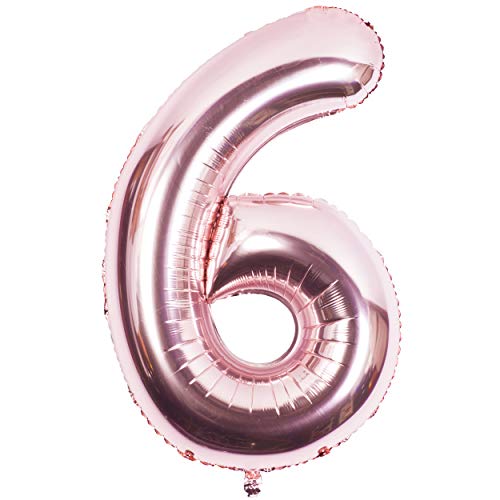 40 Zoll Riese Helium Folienballon 0 to 9 Roségold Ballon Geburtstag Hochzeitsfeier Digitale Dekorationen Nummer 6 40 Zoll Riese Helium Folienballon 0 to 9 Roségold Ballon Geburtstag Hochzeitsfeier Digitale Dekorationen Nummer 6 von CHANGZHONG