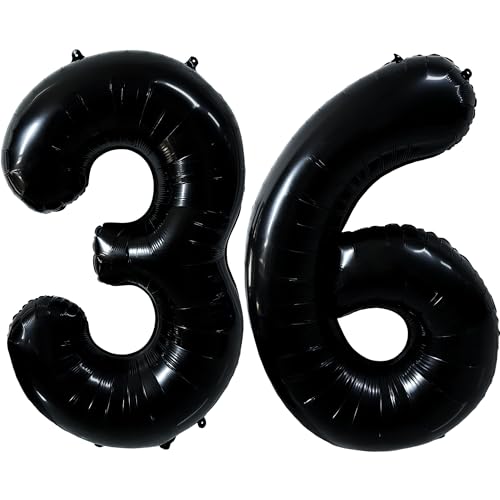40 Zoll Schwarz Luftballon Zahlen 36 Schwarz Ballon 36. Geburtstag Deko Zahlenballons 36 Riesen Helium Luftballon 63 Party Dekoration Hochzeit Geburtstag Nummer 36/63 40 Zoll Schwarz Luftballon Zahlen 36 Schwarz Ballon 36. Geburtstag Deko Zahlenballons 36 Riesen Helium Luftballon 63 Party Dekoration Hochzeit Geburtstag Nummer 36/63 von CHANGZHONG