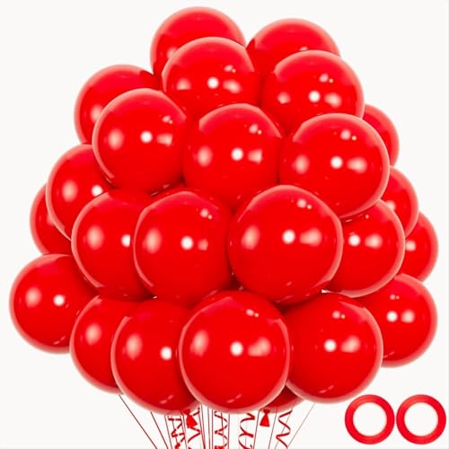 50 Stück Luftballons Rot Ballons 12 Zoll Latexballon Rot Partyballon Geburtstag Dekoration Supplies Neujahrsdekoration 50 Stück Luftballons Rot Ballons 12 Zoll Latexballon Rot Partyballon Geburtstag Dekoration Supplies Neujahrsdekoration von CHANGZHONG