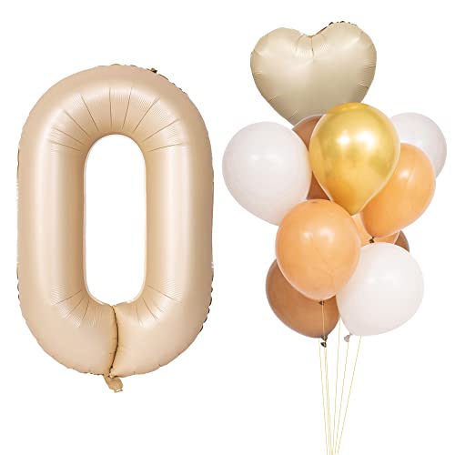 CHANGZHONG Luftballons 0 Geburtstag Karamell Hellbraun Folienballon Zahlenballon 0 mit 8 Latexballons und ein Herzballon Riesenzahl Party Hochzeit Kindergeburtstag Geburtstag CHANGZHONG Luftballons 0 Geburtstag Karamell Hellbraun Folienballon Zahlenballon 0 mit 8 Latexballons und ein Herzballon Riesenzahl Party Hochzeit Kindergeburtstag Geburtstag von CHANGZHONG