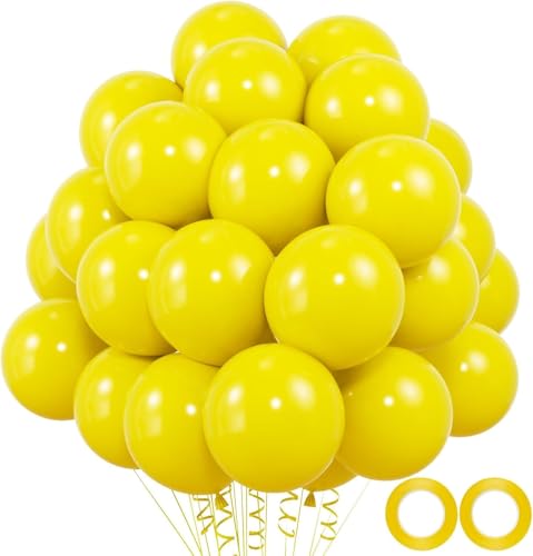 Gelbe Luftballons, 50 Stück, 30,5 cm, gelbe Latex-Luftballons für Ballonbogen, Geburtstag, Hochzeit, Abschlussfeier, Babyparty, Weihnachten, Halloween, Party-Dekorationen Gelbe Luftballons, 50 Stück, 30,5 cm, gelbe Latex-Luftballons für Ballonbogen, Geburtstag, Hochzeit, Abschlussfeier, Babyparty, Weihnachten, Halloween, Party-Dekorationen von CHANGZHONG