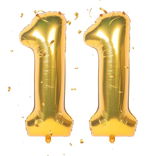 Gold Luftballon Zahlen 11 11. Geburtstag Deko Folienballon Zahl 11 Riesenzahl Ballon 11 Geburtstag Männer Frauen Party Hochzeit Nummer 11 Gold Luftballon Zahlen 11 11. Geburtstag Deko Folienballon Zahl 11 Riesenzahl Ballon 11 Geburtstag Männer Frauen Party Hochzeit Nummer 11 von CHANGZHONG