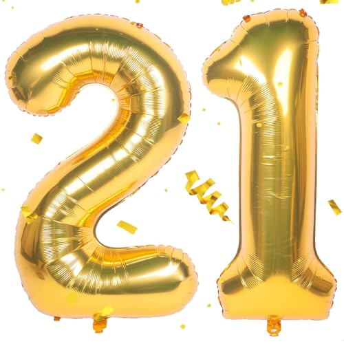Gold Luftballon Zahlen 21 21. Geburtstag Deko Folienballon Zahl 21 Riesenzahl Ballon 21 Geburtstag Männer Frauen Party Hochzeit Nummer 21 Gold Luftballon Zahlen 21 21. Geburtstag Deko Folienballon Zahl 21 Riesenzahl Ballon 21 Geburtstag Männer Frauen Party Hochzeit Nummer 21 von CHANGZHONG