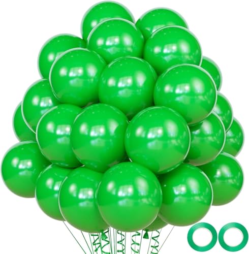 Grüne Luftballons, 50 Stück, 30,5 cm, grüne Latex-Luftballons für Ballonbogen, Geburtstag, Hochzeit, Abschlussfeier, Babyparty, Weihnachten, Halloween, Party-Dekorationen Grüne Luftballons, 50 Stück, 30,5 cm, grüne Latex-Luftballons für Ballonbogen, Geburtstag, Hochzeit, Abschlussfeier, Babyparty, Weihnachten, Halloween, Party-Dekorationen von CHANGZHONG