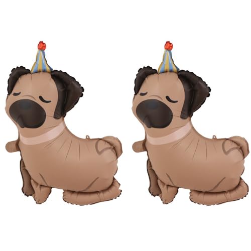 Haustier-Hunde-Luftballons, 2 Stück, Mops-Hunde-Folien-Geburtstagsballons, Tierballon, Kindergeburtstagsparty-Dekoration, Kinder-Luftballons, Tierthema, Geburtstagsparty-Dekorationen, Haustier-Hunde-Luftballons, 2 Stück, Mops-Hunde-Folien-Geburtstagsballons, Tierballon, Kindergeburtstagsparty-Dekoration, Kinder-Luftballons, Tierthema, Geburtstagsparty-Dekorationen, von CHANGZHONG