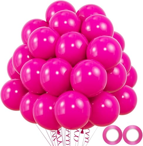 Hot Pink Luftballons 50 Stück 30,5 cm Hot Pink Latex Ballons für Ballonbogen Geburtstag Hochzeit Abschlussfeier Babyparty Weihnachten Halloween Party Dekorationen Hot Pink Luftballons 50 Stück 30,5 cm Hot Pink Latex Ballons für Ballonbogen Geburtstag Hochzeit Abschlussfeier Babyparty Weihnachten Halloween Party Dekorationen von CHANGZHONG