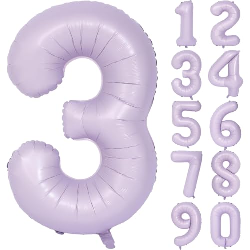 Lila Luftballon 40 Zoll Flieder Zahlenballon Groß Helles Lila Luftballon 3 Hell Lila Geburtstag Ballon lila Folienballon Zahl 3 Helium Ballon 3 Mädchen Jungen Geburtstagsdeko Jubiläum Party Deko Lila Luftballon 40 Zoll Flieder Zahlenballon Groß Helles Lila Luftballon 3 Hell Lila Geburtstag Ballon lila Folienballon Zahl 3 Helium Ballon 3 Mädchen Jungen Geburtstagsdeko Jubiläum Party Deko von CHANGZHONG