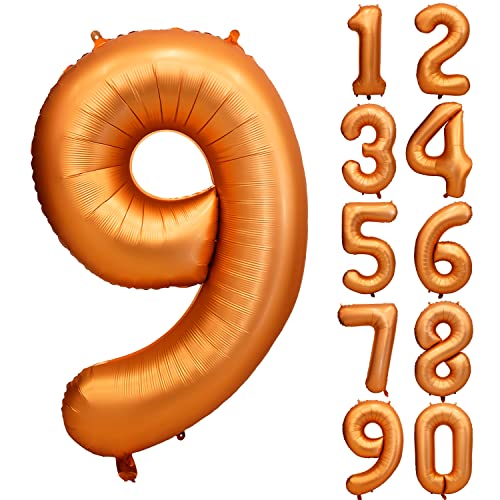 Orange Geburtstag Ballon Zahl 9 in Riesen Farbe Folienballon Mylar Helium luftballon für Hochzeit Babyparty Jubiläum Geburtstagsdeko Jungen Mädchen Happy Birthday Party Deko Orange Geburtstag Ballon Zahl 9 in Riesen Farbe Folienballon Mylar Helium luftballon für Hochzeit Babyparty Jubiläum Geburtstagsdeko Jungen Mädchen Happy Birthday Party Deko von CHANGZHONG