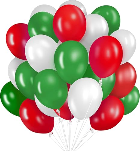 Weihnachten Luftballons Weihnachten Deko 60 Stück Rot Grün und Weiß ballons Weihnachten dekorieren Latexballon 10 Zoll für Christmas Deko Weihnachtsdekoration Supplies Neujahrsdekoration Weihnachten Luftballons Weihnachten Deko 60 Stück Rot Grün und Weiß ballons Weihnachten dekorieren Latexballon 10 Zoll für Christmas Deko Weihnachtsdekoration Supplies Neujahrsdekoration von CHANGZHONG