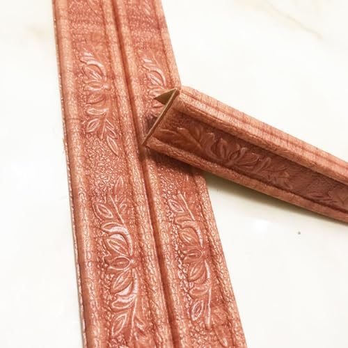Selbstklebende, wasserdichte Sockelleiste – 4,6 m Wandaufkleber aus PE-Schaum for die Inneneinrichtung, einfach zu installieren und zu reinigen, 1 Stück(Copper,W12cm) von CHAOMIN