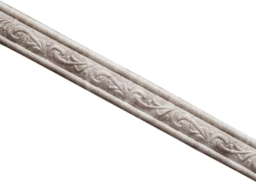 Selbstklebende Wandverkleidung mit 3D-Muster – flexible Sockelleiste for Heim- und Badezimmerdekoration, 1 Stück(Gray) von CHAOMIN