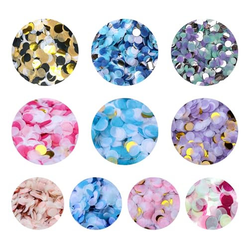 10 Farben 10000 Stück Tischdeko Geburtstag 100g Konfetti Hochzeit Papier 25mm Konfetti Rund Großes Confetti für Geburtstag Hochzeit Tischdeko Streudeko Weihnachten Kanone 10 Farben 10000 Stück Tischdeko Geburtstag 100g Konfetti Hochzeit Papier 25mm Konfetti Rund Großes Confetti für Geburtstag Hochzeit Tischdeko Streudeko Weihnachten Kanone von CHAOTEMAI