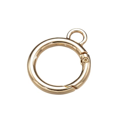 CHATROOM 5 stücke Schlüsselbund Frühling Ring Verbindung Schnalle for Auto Schlüsselring Tasche Lanyard Schlüssel DIY Schmuck Zubehör Machen Liefert Charme Verschluss (Color : Gold, Size : 19mm) CHATROOM 5 stücke Schlüsselbund Frühling Ring Verbindung Schnalle for Auto Schlüsselring Tasche Lanyard Schlüssel DIY Schmuck Zubehör Machen Liefert Charme Verschluss (Color : Gold, Size : 19mm) von CHATROOM