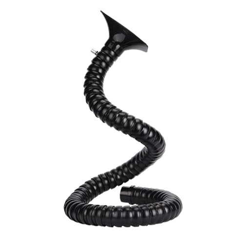 CHBCJJYP Lötrauch Absaugschlauch mit Haube, Universal Rauchabsaugrohr, Flexibler Staubschlauch Zum Löten, Schweißen und 3D-Drucken(Black,160mm x 250cm) von CHBCJJYP