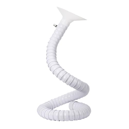 CHBCJJYP Lötrauch Absaugschlauch mit Haube, Universal Rauchabsaugrohr, Flexibler Staubschlauch Zum Löten, Schweißen und 3D-Drucken(White,50mm x 80cm) von CHBCJJYP
