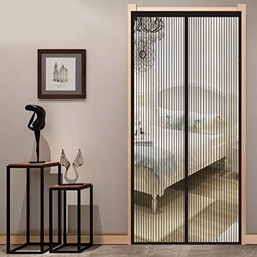 CHBIN Magnetvorhang 75x190cm Kinderleichte Klebemontage Magnet isolierter Türvorhang Magnetverschluss faltbar für die Balkontür Kellertür und Terrassentür, Schwarz CHBIN Magnetvorhang 75x190cm Kinderleichte Klebemontage Magnet isolierter Türvorhang Magnetverschluss faltbar für die Balkontür Kellertür und Terrassentür, Schwarz von CHBIN