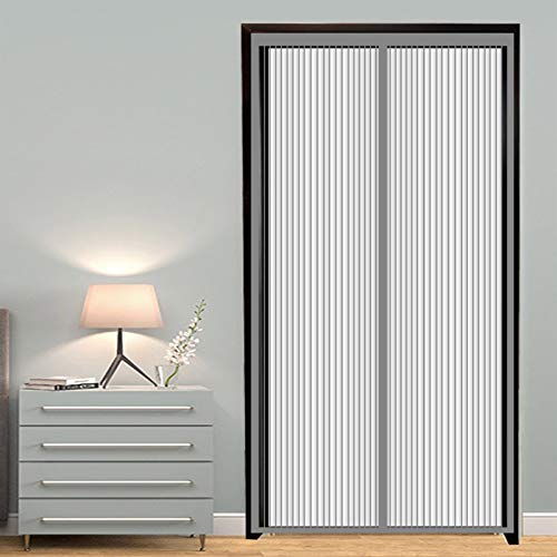 CHBIN Vorhang Moskitonetz 90x205cm Magnet isolierter Türvorhang Magnetverschluss faltbar für Balkontür Wohnzimmer Terrassentür, Grau CHBIN Vorhang Moskitonetz 90x205cm Magnet isolierter Türvorhang Magnetverschluss faltbar für Balkontür Wohnzimmer Terrassentür, Grau von CHBIN