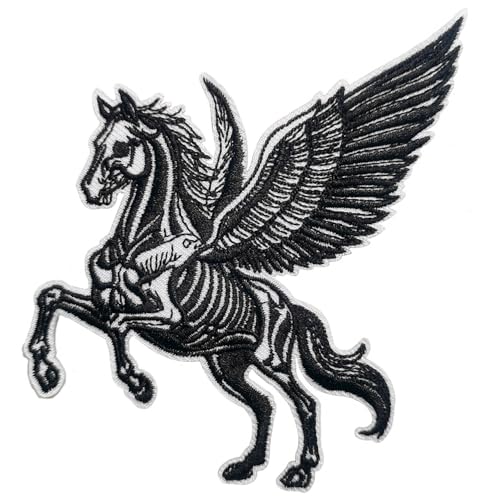 CHBROS Aufnäher, Motiv: Pferd mit Flügeln, bestickt, zum Aufbügeln oder Aufnähen für Kleidung, Jacken, T-Shirts, Rucksäcke, Mützen usw CHBROS Aufnäher, Motiv: Pferd mit Flügeln, bestickt, zum Aufbügeln oder Aufnähen für Kleidung, Jacken, T-Shirts, Rucksäcke, Mützen usw von CHBROS