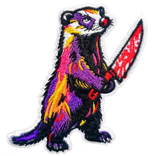 CHBROS Bunte Aufnäher mit Honigtopf mit Messer, bestickt, Tier-Aufnäher, zum Aufbügeln oder Aufnähen auf Kleidung, Jacken, T-Shirts, Rucksäcke, Mützen usw CHBROS Bunte Aufnäher mit Honigtopf mit Messer, bestickt, Tier-Aufnäher, zum Aufbügeln oder Aufnähen auf Kleidung, Jacken, T-Shirts, Rucksäcke, Mützen usw von CHBROS