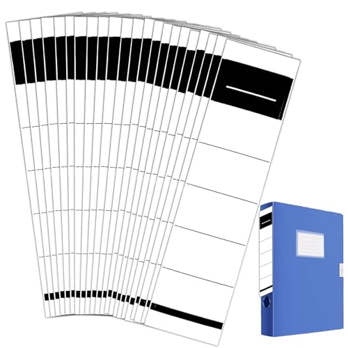 50 Stück Ordnerrücken Selbstklebend, (19cm*5.4cm) Rückenschilder Schmale Ordner, Ordner Etiketten Selbstklebend, Beschreibbar, für Büro, Bibliothek, Archivierung 50 Stück Ordnerrücken Selbstklebend, (19cm*5.4cm) Rückenschilder Schmale Ordner, Ordner Etiketten Selbstklebend, Beschreibbar, für Büro, Bibliothek, Archivierung von CHDZSW
