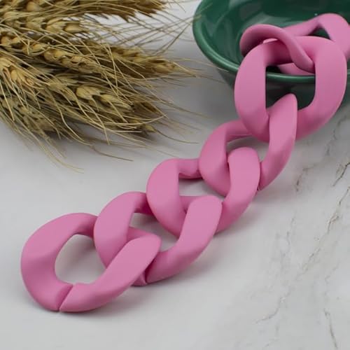 CHEFRU 10/30 Stück 35 x 35 mm Matte Acryl-Flache gedrehte Kettenverbindungsringe, zusammengebaute Teile, Perlen für Taschenkettenzubehör, DIY-Schmuckherstellungszubehör CHEFRU 10/30 Stück 35 x 35 mm Matte Acryl-Flache gedrehte Kettenverbindungsringe, zusammengebaute Teile, Perlen für Taschenkettenzubehör, DIY-Schmuckherstellungszubehör von CHEFRU