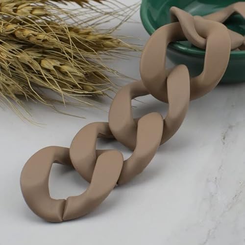 CHEFRU 10/30 Stück 35 x 35 mm Matte Acryl-Flache gedrehte Kettenverbindungsringe, zusammengebaute Teile, Perlen für Taschenkettenzubehör, DIY-Schmuckherstellungszubehör CHEFRU 10/30 Stück 35 x 35 mm Matte Acryl-Flache gedrehte Kettenverbindungsringe, zusammengebaute Teile, Perlen für Taschenkettenzubehör, DIY-Schmuckherstellungszubehör von CHEFRU