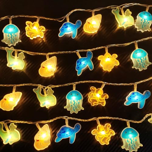 LED Lichterkette,Lichterkette Meerestiere 3m,Lichterkette Kinderzimmer,Kinder Lichterkette,Lichterkette Fenster Innen,für Innen und Außen Party Kinderzimmer LED Lichterkette,Lichterkette Meerestiere 3m,Lichterkette Kinderzimmer,Kinder Lichterkette,Lichterkette Fenster Innen,für Innen und Außen Party Kinderzimmer von CHENBOOW