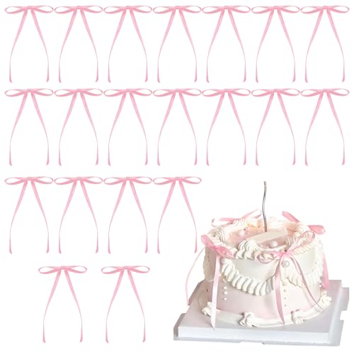 Schleife Tortendeko,20 Stück Kuchendekorationen,Hochzeitstorte Deko,Geburtstag Deko,Tortendeko Hochzeit,Kuchendekoration mit Schleife,für Geburtstag,Party,Hochzeit,Valentinstag Schleife Tortendeko,20 Stück Kuchendekorationen,Hochzeitstorte Deko,Geburtstag Deko,Tortendeko Hochzeit,Kuchendekoration mit Schleife,für Geburtstag,Party,Hochzeit,Valentinstag von CHENBOOW