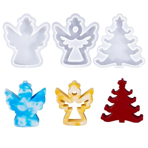 3 Stk Silikonformen Gießformen Engel, Engel Silikonform Kerzenhalter, Engel Gießform Kerzenhalter, 3D Silikonformen Gießformen, Beton Gießform für DIY Kerzen Kommunion Weihnachten Heimdekor 3 Stk Silikonformen Gießformen Engel, Engel Silikonform Kerzenhalter, Engel Gießform Kerzenhalter, 3D Silikonformen Gießformen, Beton Gießform für DIY Kerzen Kommunion Weihnachten Heimdekor von CHENGCKJ