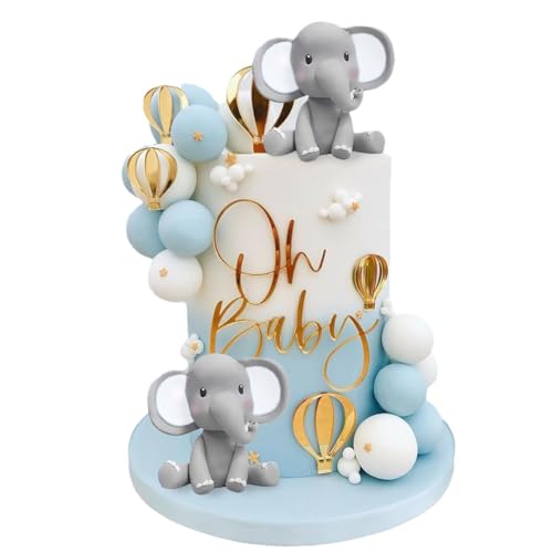 21Pcs Niedlicher Elefant Tiere Ornamente Kugeln Tortendeko Mini Schaumkugeln Cupcake Topper DIY Tortenaufsatz für Geburtstag Party Kinder Mädchen Junge Baby Shower 21Pcs Niedlicher Elefant Tiere Ornamente Kugeln Tortendeko Mini Schaumkugeln Cupcake Topper DIY Tortenaufsatz für Geburtstag Party Kinder Mädchen Junge Baby Shower von CHENGLI