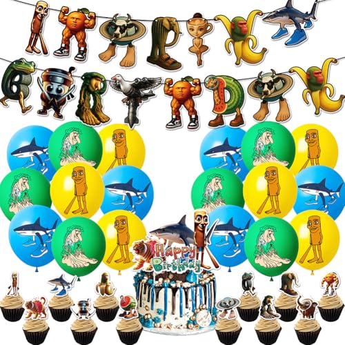 32PCS Tung-S Geburtstag Party Tung-S Dekorationsset Geburtstagsparty Dekorationen Tung-S Happy Birthday Banner Torteneinlage Cupcake Topper Kinderthemenparty Luftballons 32PCS Tung-S Geburtstag Party Tung-S Dekorationsset Geburtstagsparty Dekorationen Tung-S Happy Birthday Banner Torteneinlage Cupcake Topper Kinderthemenparty Luftballons von CHENGLI