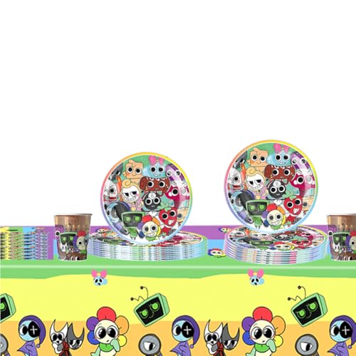 61PCS Dandy Partygeschirr Kindergeburtstag Set, Dandy Party Geschirr Horror Games Geburtstag Deko, Dandy Kindergeburtstag Tischdeko Dandy Geburtstagsparty Zubehör Party Pappbecher Teller 61PCS Dandy Partygeschirr Kindergeburtstag Set, Dandy Party Geschirr Horror Games Geburtstag Deko, Dandy Kindergeburtstag Tischdeko Dandy Geburtstagsparty Zubehör Party Pappbecher Teller von CHENGLI