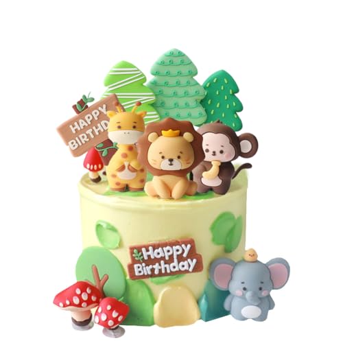 8PCS Tortendeko Waldtiere Kuchen Deko Geburtstag Ca-ke To-pper Kuchende-ko Tiere Cake Topper Torte Dschungel Party Kuchendeko Kuchen Topper Für Geburtstag Baby Shower Kuchendeko Tiere Cake Topper 8PCS Tortendeko Waldtiere Kuchen Deko Geburtstag Ca-ke To-pper Kuchende-ko Tiere Cake Topper Torte Dschungel Party Kuchendeko Kuchen Topper Für Geburtstag Baby Shower Kuchendeko Tiere Cake Topper von CHENGLI