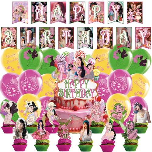 Melanie Party-Ballon-Dekorationen, Melanie-Mottoparty-Dekorationsset, Geburtstagsdekorationen, Melanie-Ballons, Happy Birthday-Banner, Melanie-Kuchenaufsatz für Kinder, Melanie, Geburtstagsparty, 44 Melanie Party-Ballon-Dekorationen, Melanie-Mottoparty-Dekorationsset, Geburtstagsdekorationen, Melanie-Ballons, Happy Birthday-Banner, Melanie-Kuchenaufsatz für Kinder, Melanie, Geburtstagsparty, 44 von CHENGLI