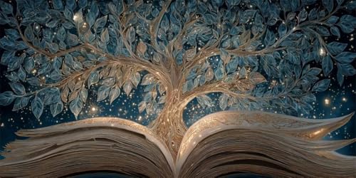 Diamond Painting Baum Des Lebens, 5D Diamond Painting Groß XXL 60x150cm, DIY Diamant Painting Bilder Buch Diamant Malerei Cross Stitch Stickerei Set für Erwachsene, Haus Wanddekorationen (RD7) von CHENLICXLF