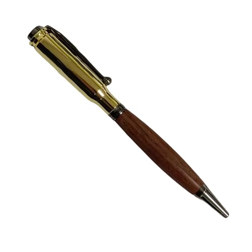CHENRI Kreativer Holzkugelschreiber, Personalisierter Kugelschreiber, Holz-Kugelschreiber, Handgefertigte Holzstifte Geschenke für Büroalltag und Zuhause (Gold) von CHENRI
