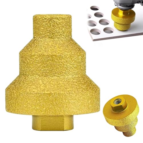 Effective Diamond Core Drill Bit, Diamant Kernbohrer, Diamant Lochsäge abgestufter Bohrer 20-35-50mm Lochexpander, Diamond Kernlochbohrer für Fliesen, Porzellan, Keramik, Glas, Quarzit, Marmor (M10) Effective Diamond Core Drill Bit, Diamant Kernbohrer, Diamant Lochsäge abgestufter Bohrer 20-35-50mm Lochexpander, Diamond Kernlochbohrer für Fliesen, Porzellan, Keramik, Glas, Quarzit, Marmor (M10) von CHENRI