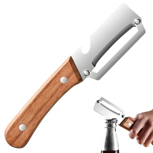 Multi-Functional Vegetable Peeler for Kitchen, 2-in-1 Universal-Sparschäler mit Flaschenöffner, Edelstahl Kartoffelschäler, Tragbare Gemüseschäler für Obst, Äpfel, Kartoffeln, Kürbis, Papaya Multi-Functional Vegetable Peeler for Kitchen, 2-in-1 Universal-Sparschäler mit Flaschenöffner, Edelstahl Kartoffelschäler, Tragbare Gemüseschäler für Obst, Äpfel, Kartoffeln, Kürbis, Papaya von CHENRI
