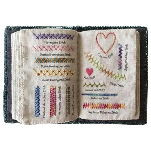 Stitch Book, Creative Mini Sewing Book, Stichbuch, Kreative Mini-Nähbücher, Stickerei Stiche Buch, Nähbuch Sticken, Stickereistich-Leitfaden für Enthusiasten und Anfänger Stitch Book, Creative Mini Sewing Book, Stichbuch, Kreative Mini-Nähbücher, Stickerei Stiche Buch, Nähbuch Sticken, Stickereistich-Leitfaden für Enthusiasten und Anfänger von CHENRI