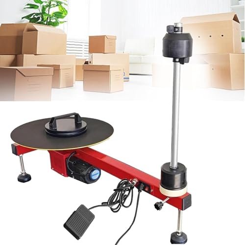 Electric Stretch Film Wraping Machine, Stretch Film -Spender -Verpackungsmaschine, Palettenstreckverpackung, Speed ​​30 U/min, Plattenspieler -Durchmesser 40 cm, für Kartonbox/Hülle von CHENWY