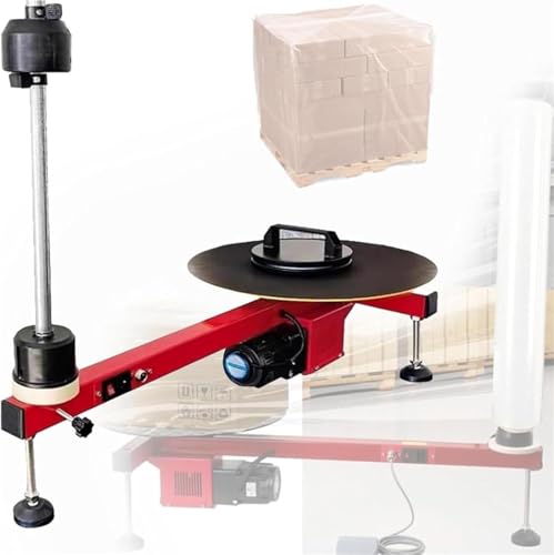 Stretchfolien-Verpackungsmaschine, Stretchfolienspender in Industriequalität, Palettenwickler, Doppelwelle, elektrischer Stretchfolienspender, für Stretchfolie, Verpackungsfolie Stretchfolien-Verpackungsmaschine, Stretchfolienspender in Industriequalität, Palettenwickler, Doppelwelle, elektrischer Stretchfolienspender, für Stretchfolie, Verpackungsfolie von CHENWY