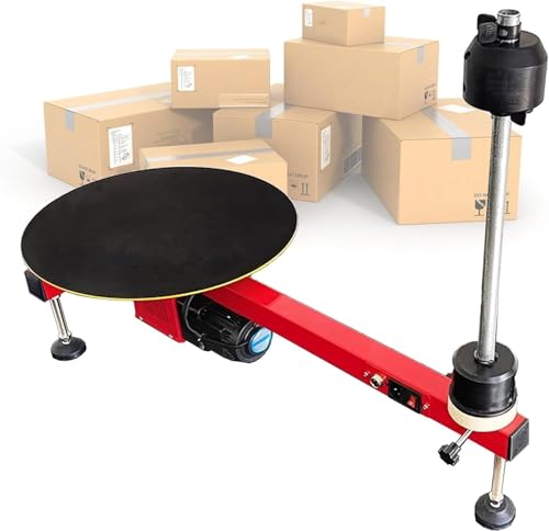Stretchfolien-Verpackungsmaschine, elektrischer Stretchfolienspender, Palettenwickler, Geschwindigkeit 30 U/Min, Warenverpackungsmaschine FüR Kartons/Kisten/Paletten von CHENWY
